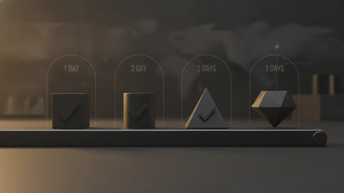Staged workflow concept for how ACH processing moves through banks
