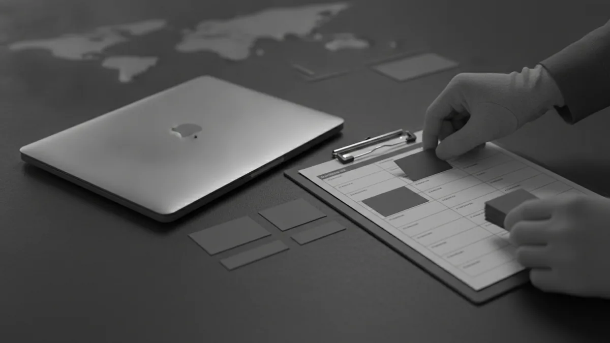 Comparison table and test planning for evaluating payment gateway providers