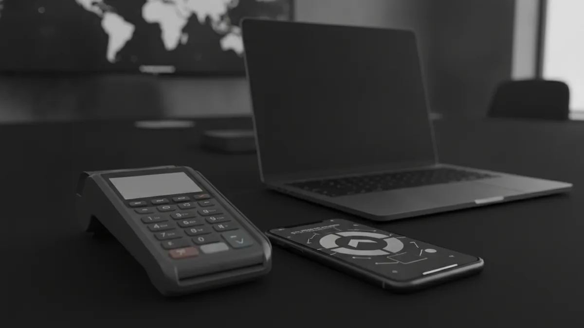 How gateways process payments Desk setup representing payment routing and transaction confirmation