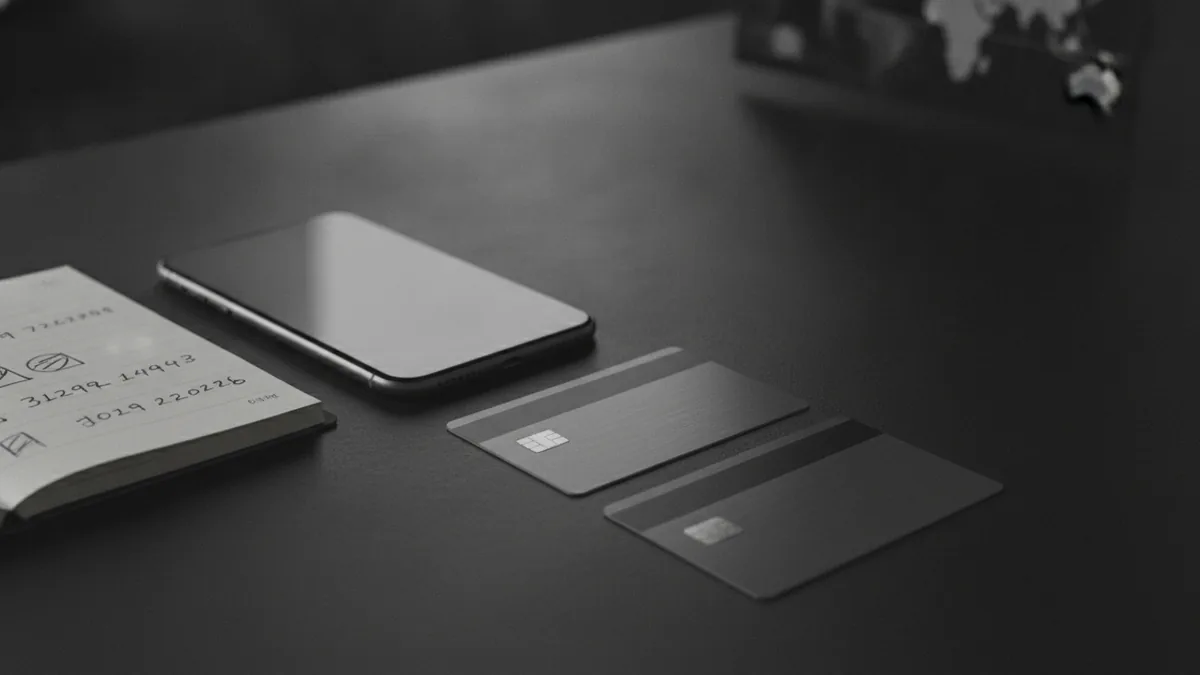 Close-up showing card funding alongside payment planning for ACH delivery