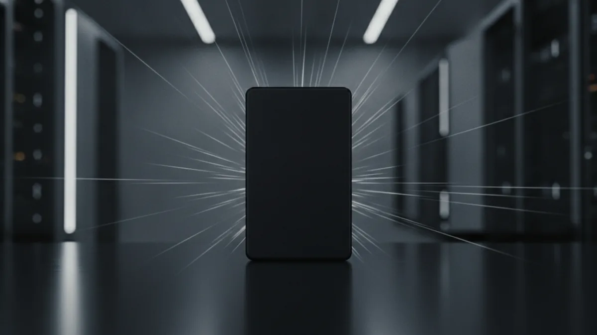 Motion-blurred lights suggesting fast payment authorization and updates