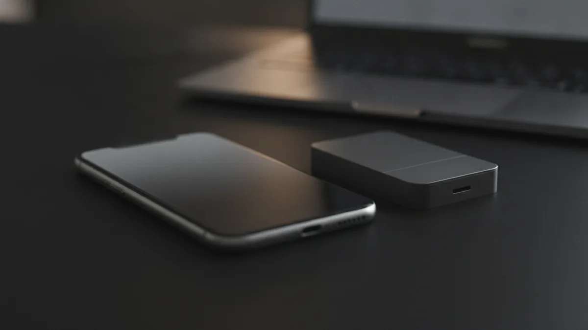 Business team uses mobile devices to manage crypto payments