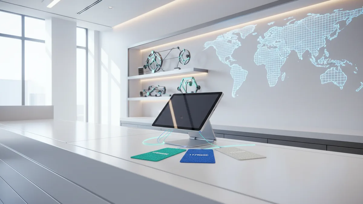 Use cases and integration paths Business checkout scene illustrating different crypto payment gateway integration options.