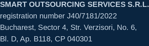 Company registration and address