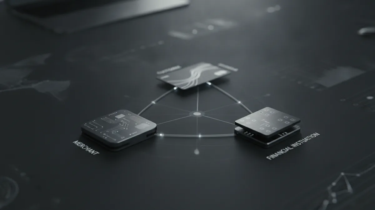 Gateway as the middle layer Connected systems showing how a payment gateway routes transactions securely