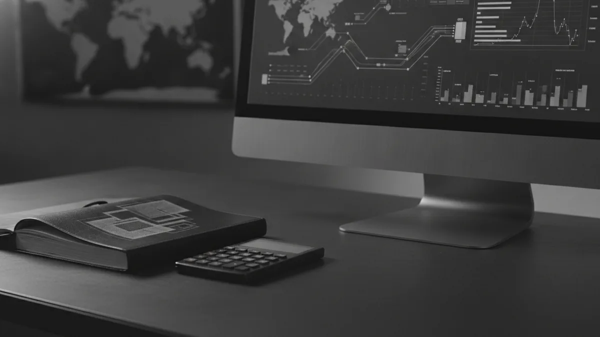 Desk setup for understanding ACH credits and debits before submitting transfers
