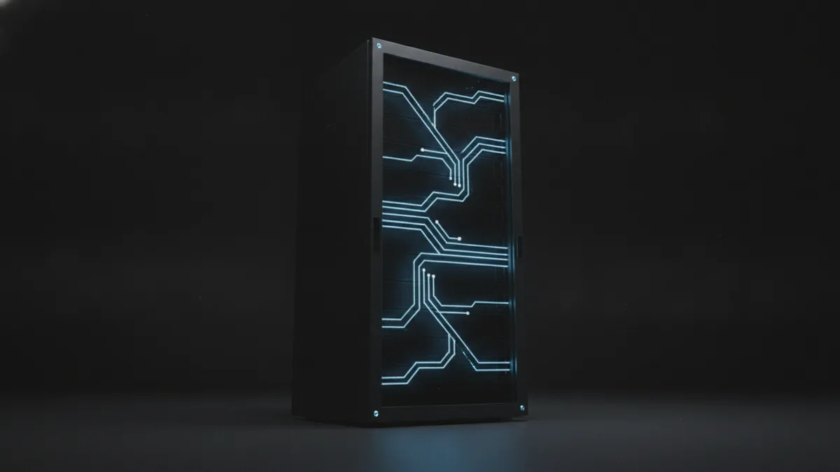 Secure infrastructure representing encryption and transaction checks.