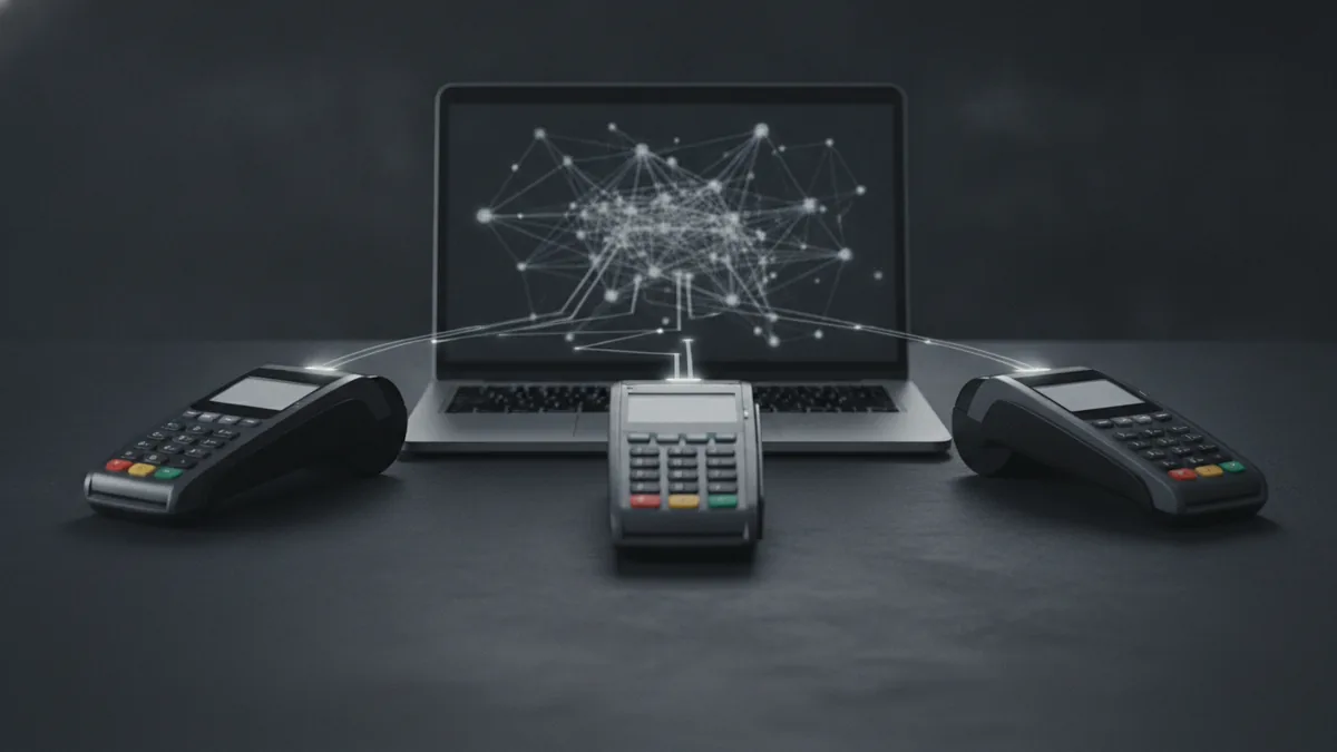 How payment gateways connect Components showing how online checkout connects to payment routing