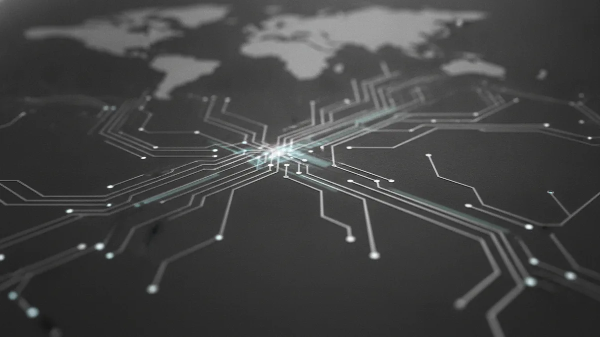 Technology behind peer-to-peer payments showing faster routing paths