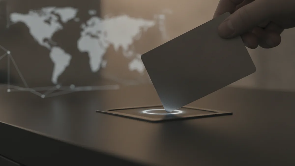 NFC tap showing near-field payment authorization at checkout