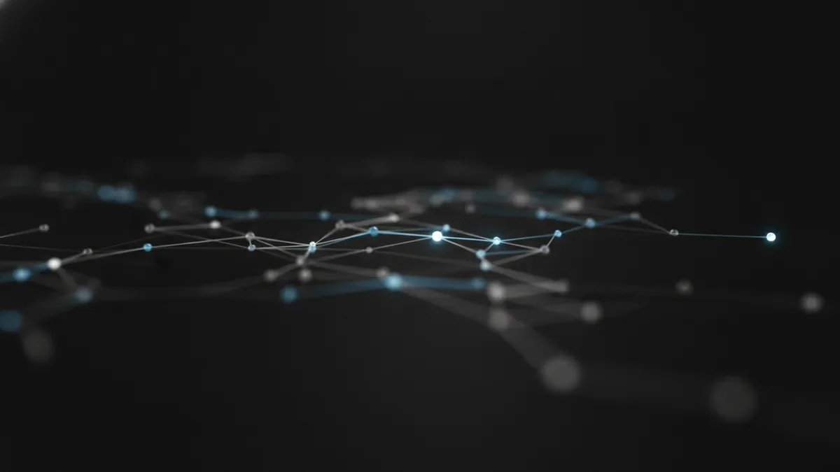 From authorization to settlement Glowing nodes showing the steps from payment authorization to settlement