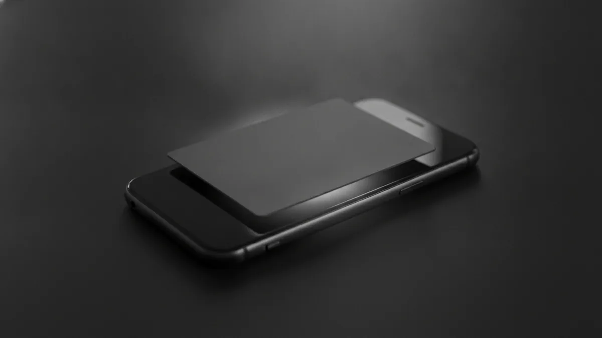 Card and phone on a desk representing temporary fund holds